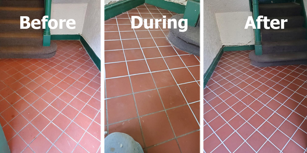 commercial grout cleaning in Lewisville TX